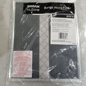 Broan-NuTone genuine replacement charcoal filter for range hoods model BPSF30